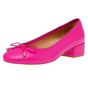 Steve Madden Womens Cherish Pumps US 6 Hot Pink Vegan Leather Slip On NIB
